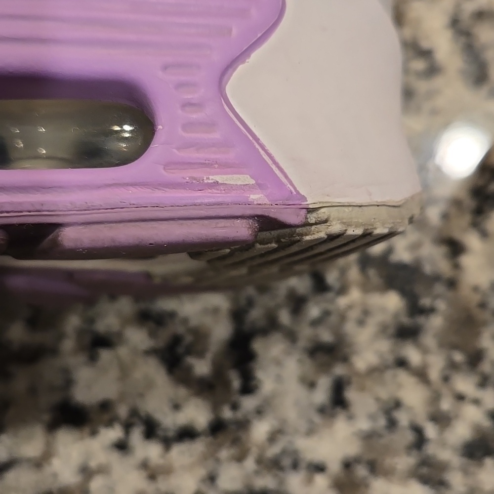 NIKE AIR MAX 90 LTR SIZE 6 YOUTH=7.5 WOMEN'S. PURPLE /WHITE METALLIC. - Picture 10 of 16